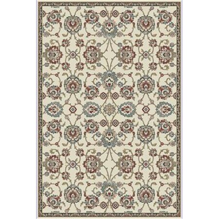 Melody Rectangular Rug- Ivory - 5 Ft. 3 In. X 7 Ft. 7 In.